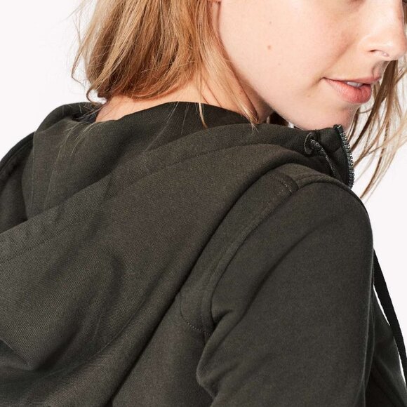 Lululemon  Press Pause Jacket In Dark Olive - Picture 5 of 16